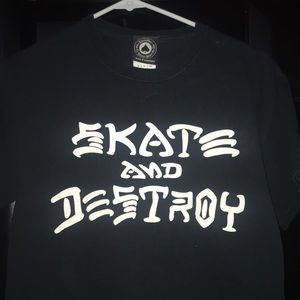 Thrasher shirt black n white